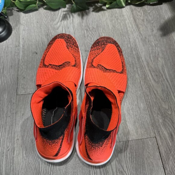 Nike Free RN Motion Shoes Mens Size 9 Orange Flyknit Running Sneaker 880845-600 - Picture 6 of 9